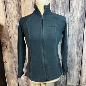 Women’s Columbia full zip fleece jacket blue Small.